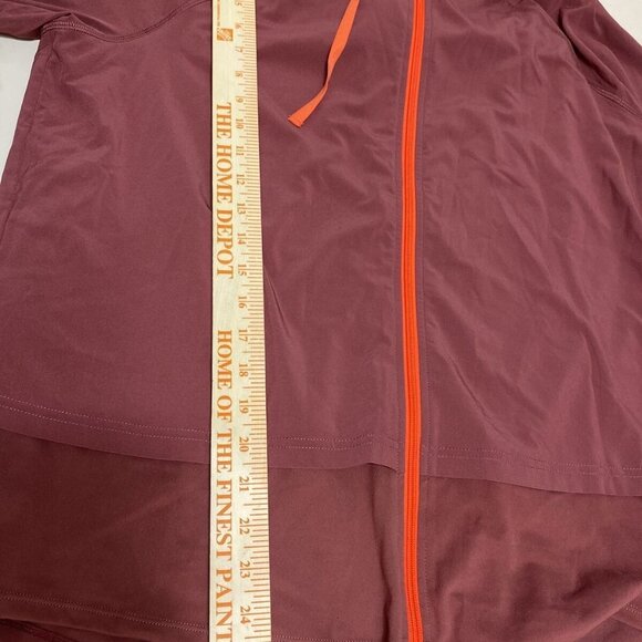 Xersion Running Jacket Sz L Full-Zip Hooded Lightweight Vented W/Thumb Holes - Picture 8 of 11